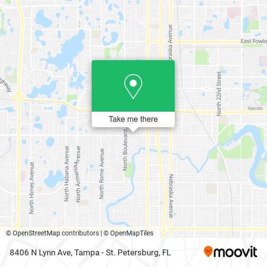 Mapa de 8406 N Lynn Ave