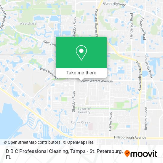 D B C Professional Cleaning map