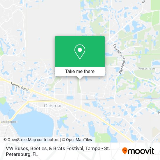 VW Buses, Beetles, & Brats Festival map