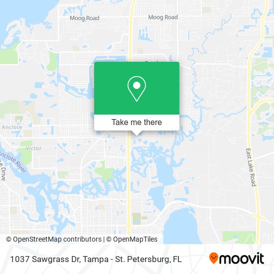 Mapa de 1037 Sawgrass Dr