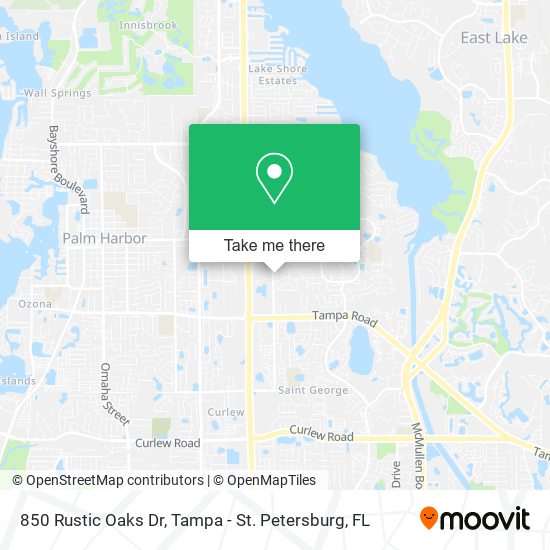Mapa de 850 Rustic Oaks Dr