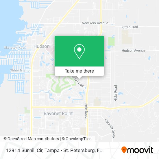 Mapa de 12914 Sunhill Cir