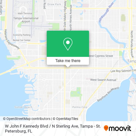 W John F Kennedy Blvd / N Sterling Ave map