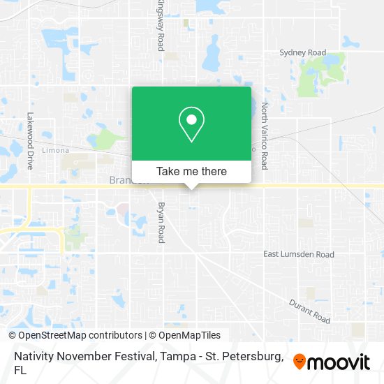 Nativity November Festival map