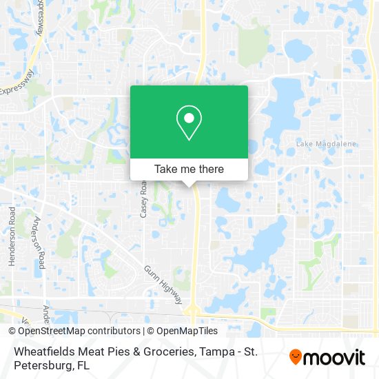 Wheatfields Meat Pies & Groceries map
