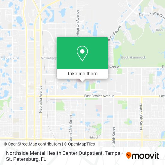 Northside Mental Health Center Outpatient map
