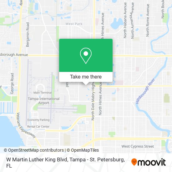 Mapa de W Martin Luther King Blvd