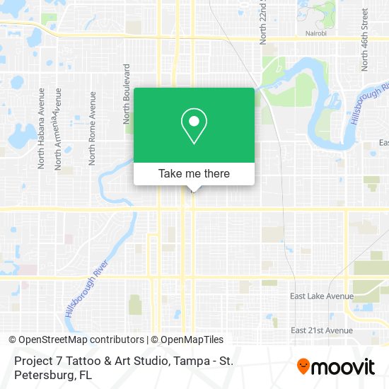 Project 7 Tattoo & Art Studio map