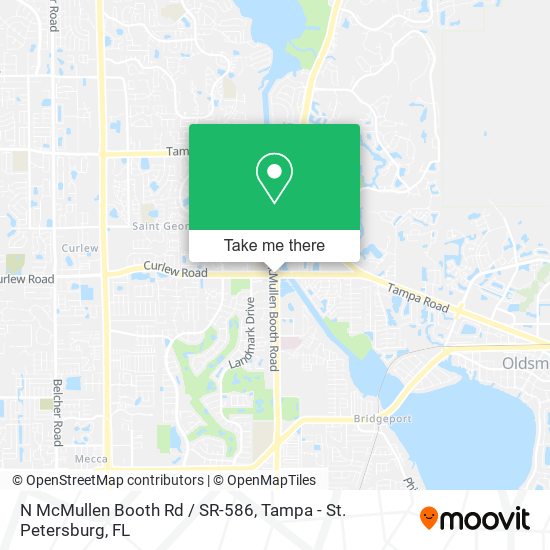 N McMullen Booth Rd / SR-586 map