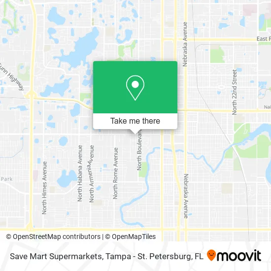 Save Mart Supermarkets map