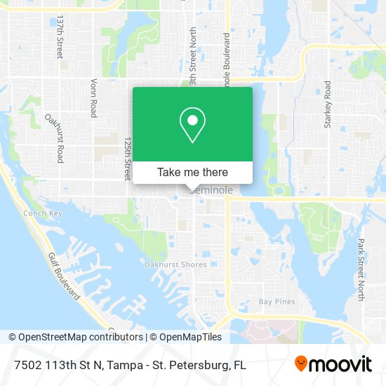 Mapa de 7502 113th St N