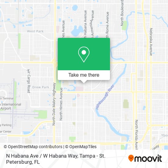N Habana Ave / W Habana Way map