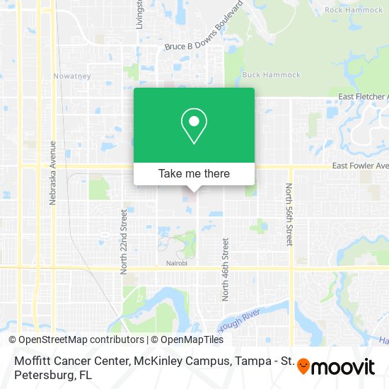 Moffitt Cancer Center, McKinley Campus map