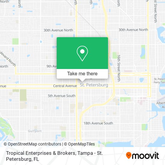 Tropical Enterprises & Brokers map