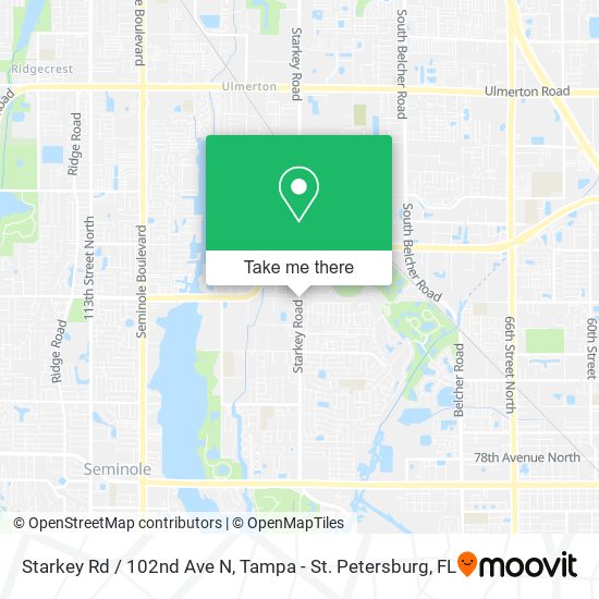 Mapa de Starkey Rd / 102nd Ave N