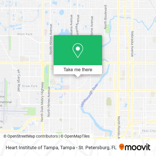 Heart Institute of Tampa map