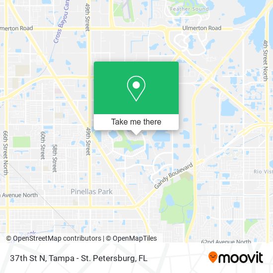 Mapa de 37th St N