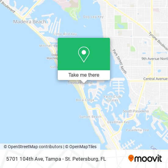 Mapa de 5701 104th Ave