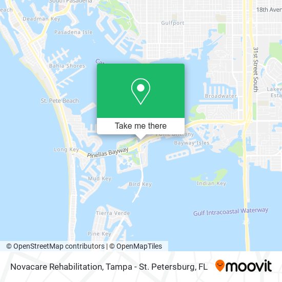 Novacare Rehabilitation map