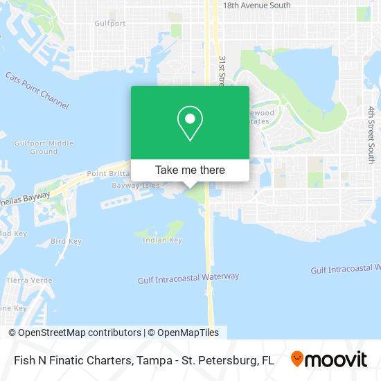 Fish N Finatic Charters map