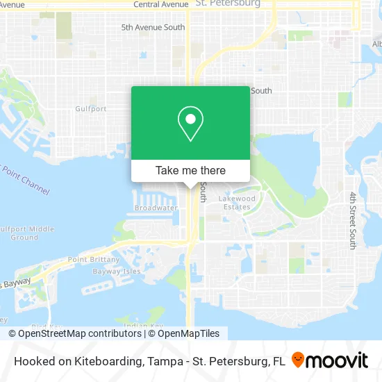 Hooked on Kiteboarding map