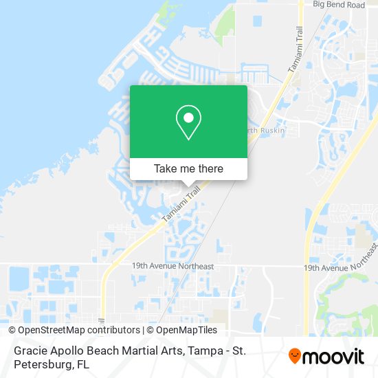 Gracie Apollo Beach Martial Arts map