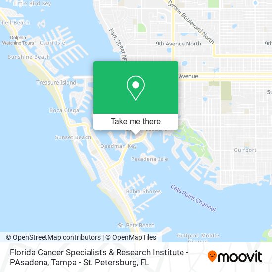 Mapa de Florida Cancer Specialists & Research Institute - PAsadena