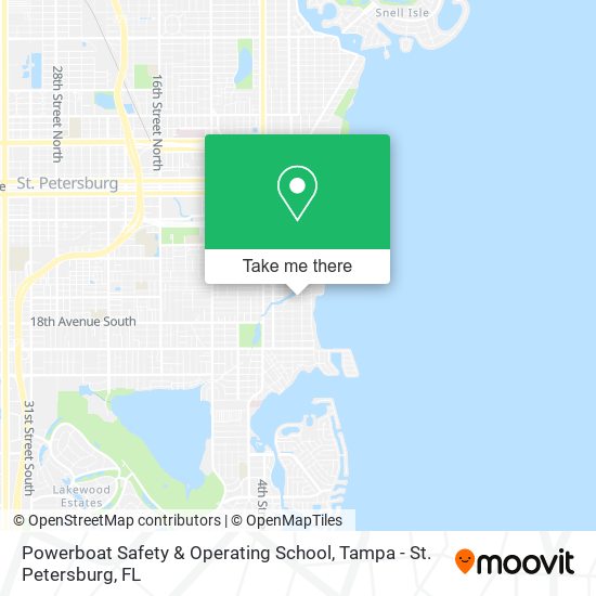 Mapa de Powerboat Safety & Operating School