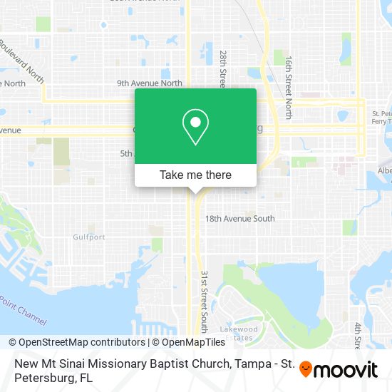 Mapa de New Mt Sinai Missionary Baptist Church