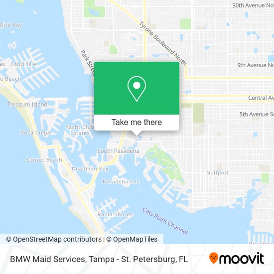 Mapa de BMW Maid Services