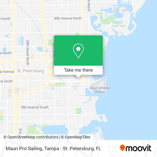 Mapa de Mauri Pro Sailing