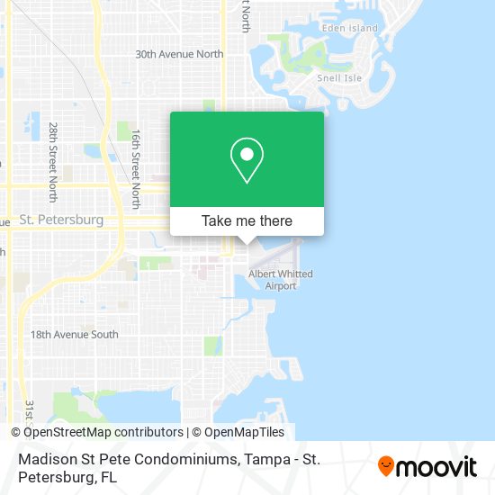 Madison St Pete Condominiums map