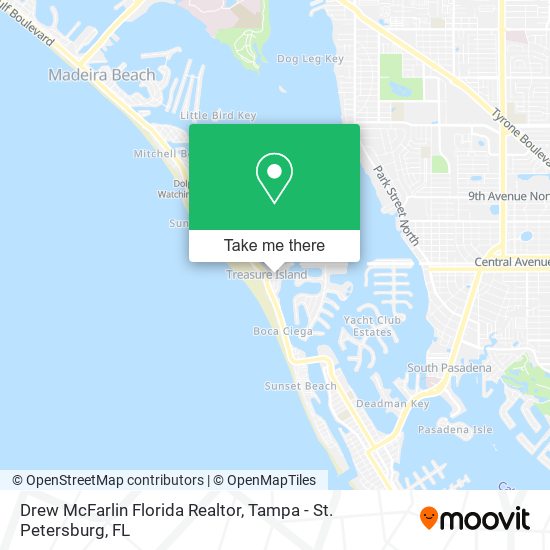 Mapa de Drew McFarlin Florida Realtor