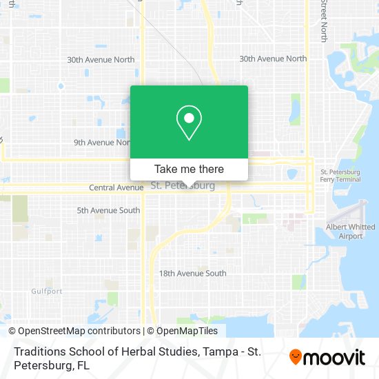Mapa de Traditions School of Herbal Studies