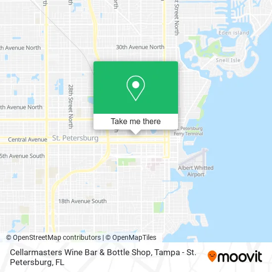 Cellarmasters Wine Bar & Bottle Shop map