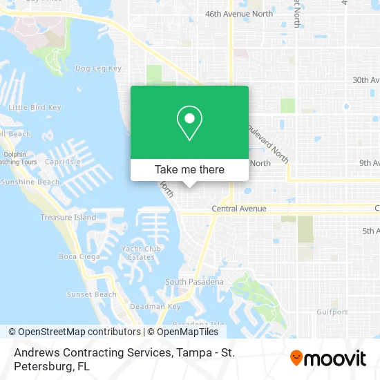 Andrews Contracting Services map