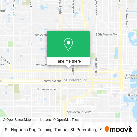 Mapa de Sit Happens Dog Training