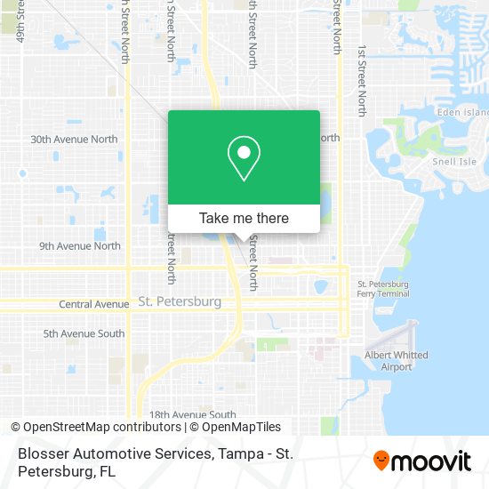 Blosser Automotive Services map