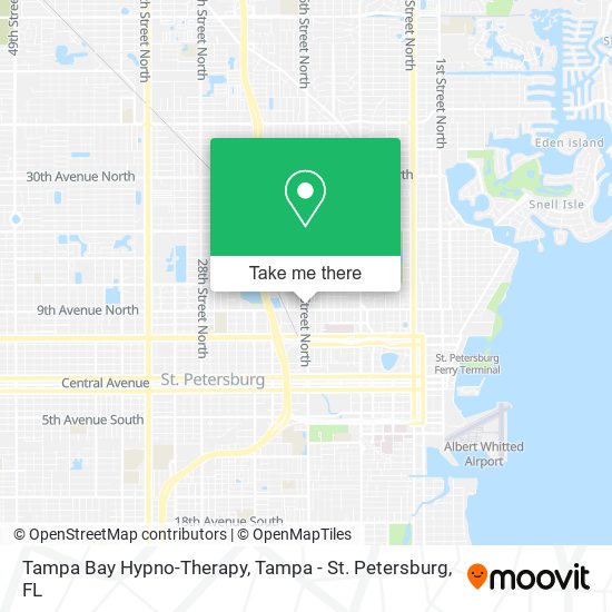 Mapa de Tampa Bay Hypno-Therapy