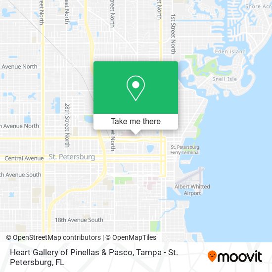 Heart Gallery of Pinellas & Pasco map