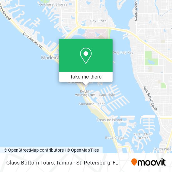 Mapa de Glass Bottom Tours