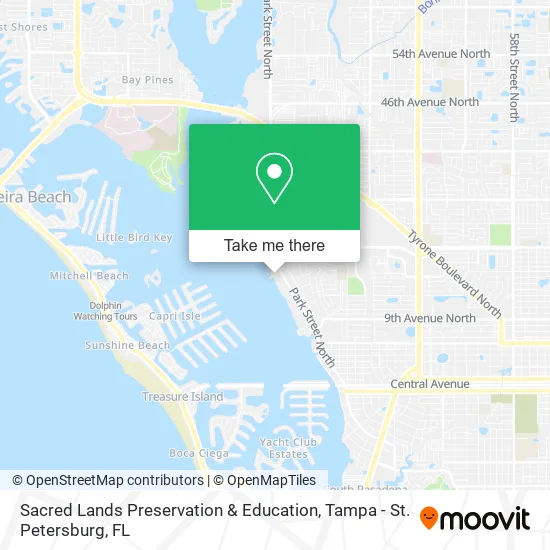 Sacred Lands Preservation & Education map