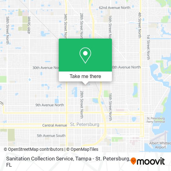 Sanitation Collection Service map