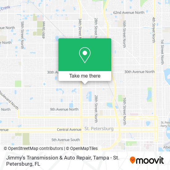 Jimmy's Transmission & Auto Repair map