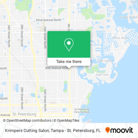 Krimpers Cutting Salon map