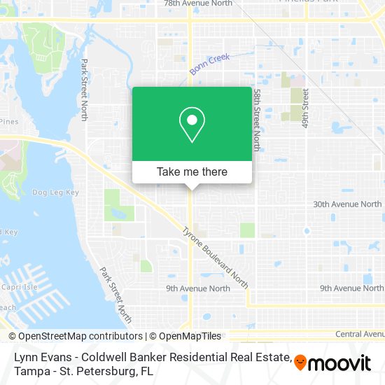 Lynn Evans - Coldwell Banker Residential Real Estate map
