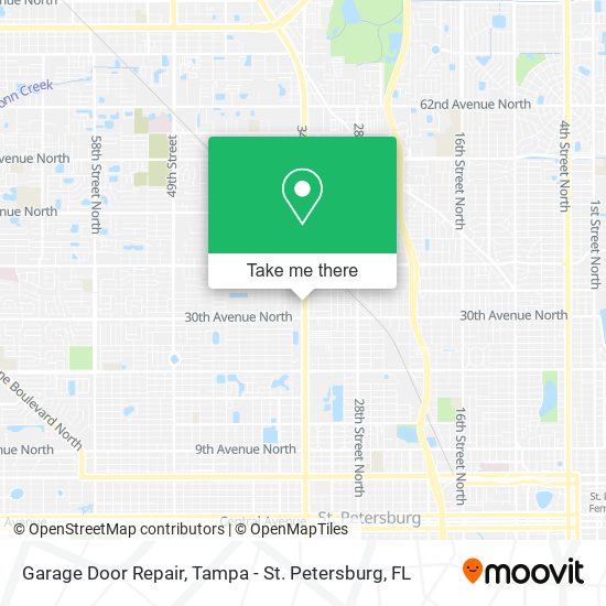 Garage Door Repair map