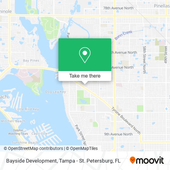 Bayside Development map