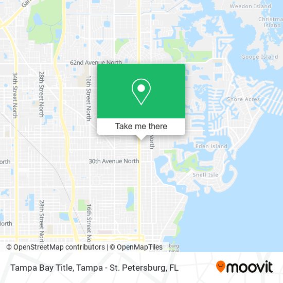 Mapa de Tampa Bay Title