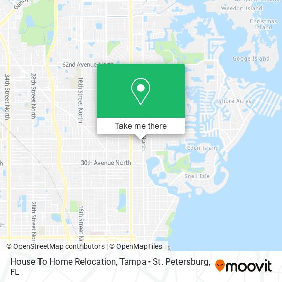 House To Home Relocation map